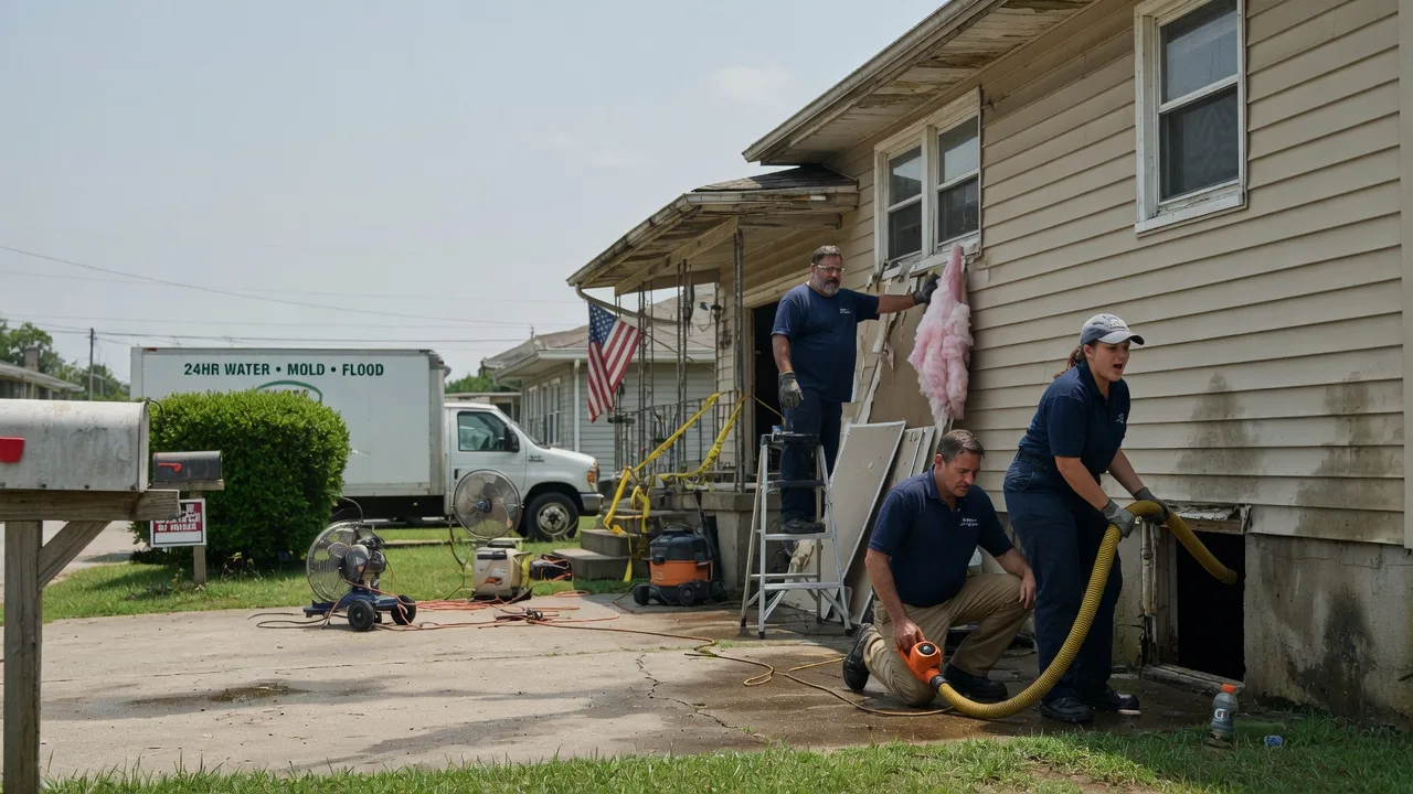 Water Damage Repair in Elm Grove, LA near me